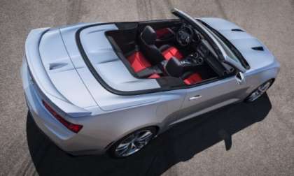 2016 Camaro convertible overhead