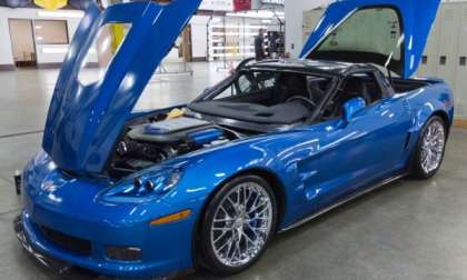 Blue Devil Corvette Restored
