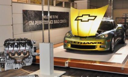 The entryway to the Wixom Performance Build Center