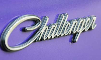 The Dodge Challenger Classic badge