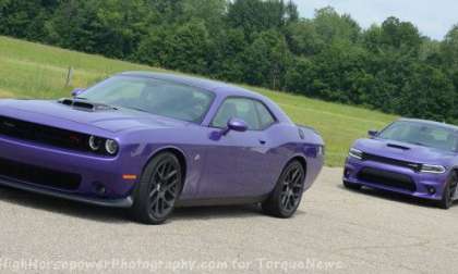2016 Dodge Challenger and Charger in Plum Crazy