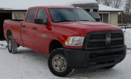 ram 2500 tradesman crew cab in red