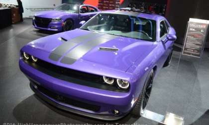Dodge Challenger and Charger in Plum crazy