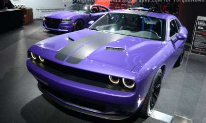 2016 Plum Crazy Challenger and Charger Detroit