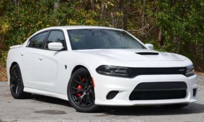 hellcat charger in white