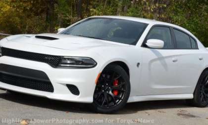 2015 Hellcat Charger in white