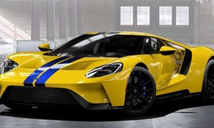 2017 Ford GT in Yellow/Blue