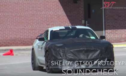 GT500 Mustang test mule from SVTP video.