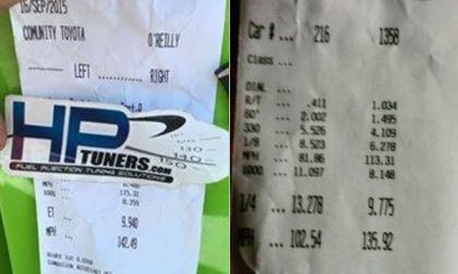 two 9 second Hellcat Challenger timeslips