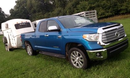 Tundra Limited with the horse trailer