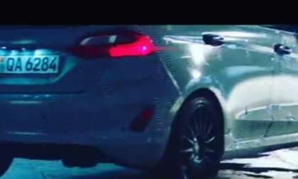 Teaser shot of the new Ford Fiesta ST