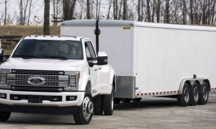 2017 Ford Super Duty towing