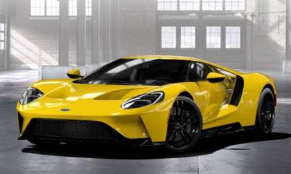 2017 ford gt in yellow