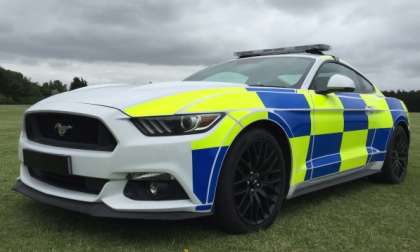 UK Mustang GT police car