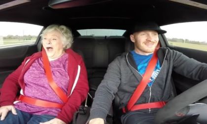 ZL1 TOmmy's mom in the Camaro