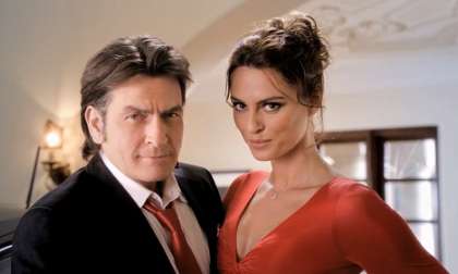charlie sheen and Catrinel Menghia