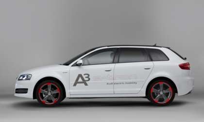 2012 Audi A3 e-tron pilot vehicle