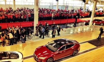 Tesla Model S launch