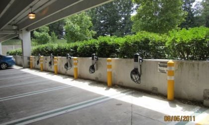 Coulomb charging stations at BWI Airport