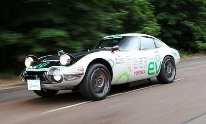 Toyota 2000GT SEV in the UK for Goodwood Festival of Speed