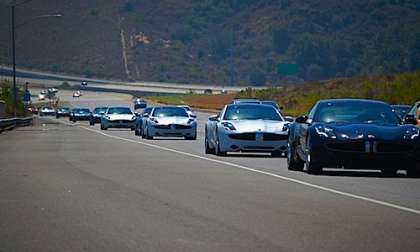 45 simultaneously charged Fisker Karmas