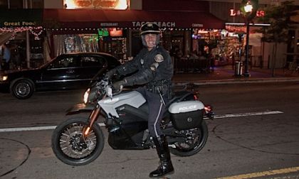 A Police Zero Motorcycles bike and an Officer's first EV ride 