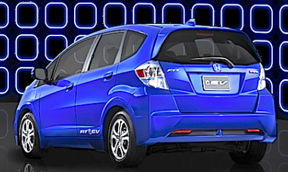 The Honda Fit EV hits the streets