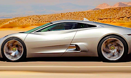 A very exclusinve Jaguare C-x75 plug-in hybrod