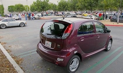 An EV at Cars And Coffee