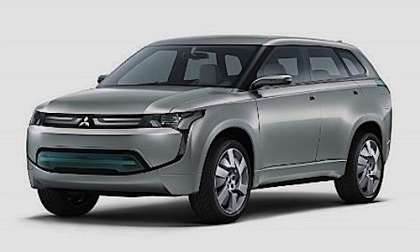 Mitsubishi's upcoming Outlander PHEV lets you choose EV, hybrid or more