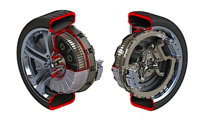 In-wheel and in-hub electric motor are making headways