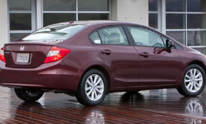 2012 Honda Civic EX-L rear view