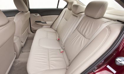 2012 Honda Civic EX-L rear seat
