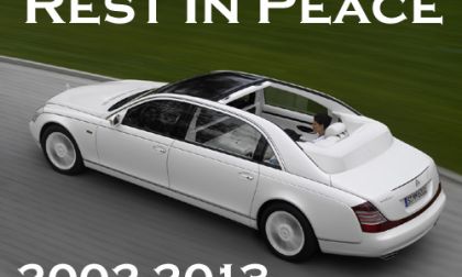 Maybach will cease production in 2013.