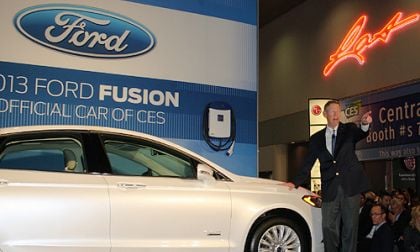 Allen Mulally Ford CEO at 2012 International CES