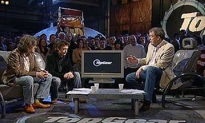 The hosts of Top Gear
