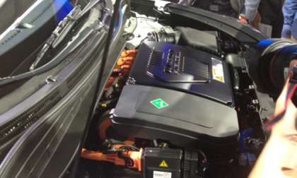 Hyundai fuel cell vehicle engine LA Auto Show