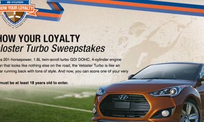 Win a Hyundai Veloster Turbo