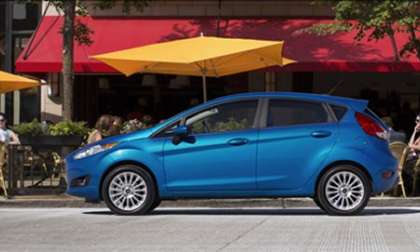 2014 Ford Fiesta at cafe