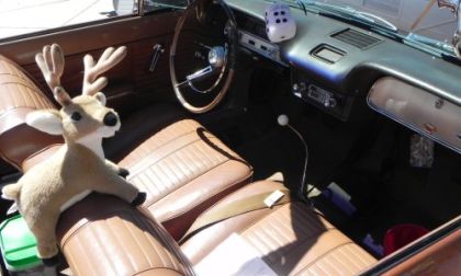 1964 Chevrolet Corvair convertible interior