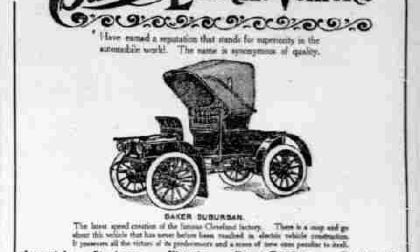 Baker Electric Vehicles ad