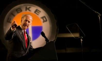 VP Joe Biden promoting Delaware loans to Fisker in 2009 (White House photo)