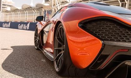 McLaren P1 on the track in Bahrain