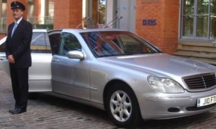 Mercedes and Chauffeur