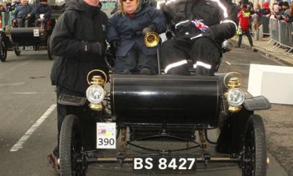 Joy Rainey in the 1903 Olds