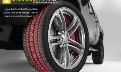 Discolor Tyre