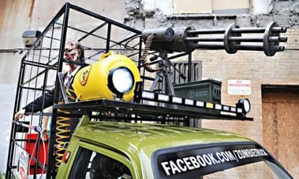 Zombie Disposal Unit gun mount