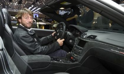 Yachtsman Giovanni Soldini in the Maserati GT MC Stradale