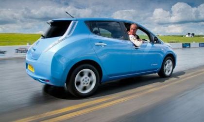 Terry Grant speeding in the Leaf