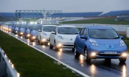 Nissan Leaf record setting